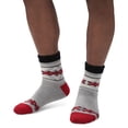 thumbnail image 2 of Airplus  Dual Layer Crew Sock, Red and Black Aztec, Men's 8.5-12, 2 of 4