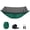 Dark green, variant on 2-In-1 Camping Hammock With Mosquito Net 1.6lbs Ultralight Parachute Nylon Hanging Bed For Outdoor Survival Travel Backyard