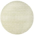 thumbnail image 2 of JONATHAN Y SANTA MONICA 5' Round Area Rug, Ourika Moroccan Geometric Textured Weave - Cream/Green, SMB108M-5R, 2 of 8