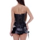 thumbnail image 5 of Conjunto de corsé de corte para mujer, body punk, conjunto de falda dividida, conjunto de dos piezas, fajas para mujer, 5 of 5