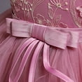 thumbnail image 6 of Odeerbi Girls Dress Baby Girls Clothes Toddler Kid Lace Sleeveless Princess Gown Party Tulle Dress Clothes Blue, 6 of 9
