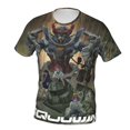 thumbnail image 3 of Mobile Suit Gundam Shirt 3d Printed T Shirt Crewneck Short Sleeve Top Tees For Mens, 3 of 8