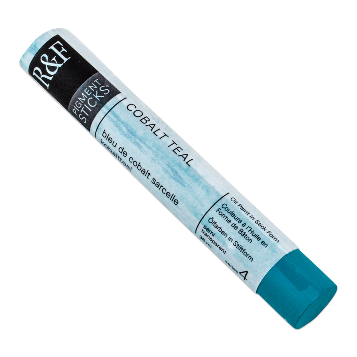R&F Handmade Paints Pigment Stick, 38ml, Cobalt Teal