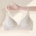 thumbnail image 4 of Zpanxa Wireless Bras for Women Full Coverage Push-up Lace Adjustable Straps Everyday Bra Gray 38BC, 4 of 8