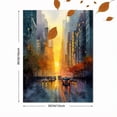 thumbnail image 3 of New York City Watercolor Cityscape Canvas Wall Art Print for Living Room Bedroom Office Hotel Lobby Apartment Decor, 3 of 8