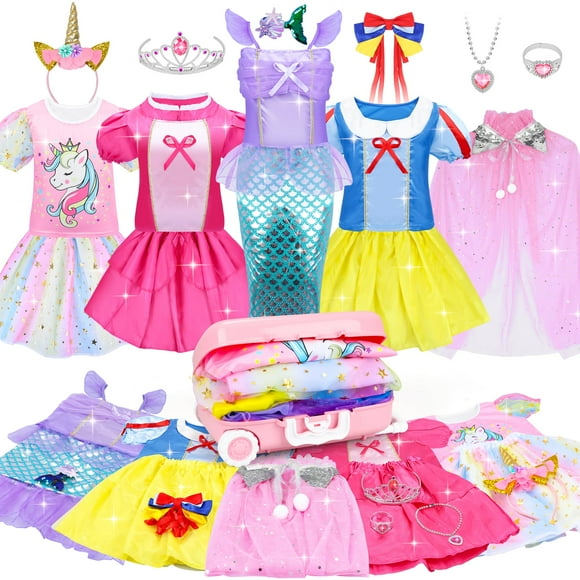 Disfraz de Princesa Juegos JEMSHE Princesa Sirena 15 Piezas