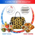 thumbnail image 4 of OBREWU Sunflower Womens Lunch Box for Work,Insulated Large Sunflower Lunch Bag for Women,Loncheras Para Mujer,Leakproof Adult Lunch Bag for Work,Beach,Travel,Picnic,Camping, 4 of 7