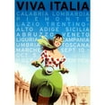 thumbnail image 3 of Vintage Apple Collection 11x14 Black Modern Framed Museum Art Print Titled - Viva Italia, 3 of 5