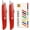 Red, variant on 2Pack Utility Knife Box Cutter Retractable Razor Blade Heavy Duty Box Cutters Knife PVC Pipe Cutter (Red)