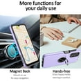 thumbnail image 6 of for Samsung A32 5G Case Silky Soft Touch Heavy Duty Protective Galaxy A32 5G Case with Ring Holder Embedded Kickstand Magnetic Slim Phone Case for Samsung Galaxy A32 5G(Purple), 6 of 7