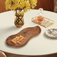 thumbnail image 6 of Fiocias Acacia Wood Serving Tray Wooden Platter Decorative Party for Veggie Bread Cookie Style B, 6 of 9