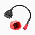thumbnail image 1 of OBD to OBD2 Adapter 6pin to 16pin Diagnostic Reading for Honda Suzuki Yamaha, 1 of 5