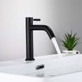 thumbnail image 6 of 304 Stainless Steel Black Single Cold Sink Faucet Bathroom Counter Basin Faucet, 6 of 8