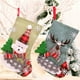 thumbnail image 4 of Moyic Calcetín de Navidad árbol de Navidad chimenea pared ventana dulces regalos bolsa comedor granja colgante fiesta decoración adornos Kits de decoración para fiestas Papá Noel Moyic HA069731-01, 4 of 6