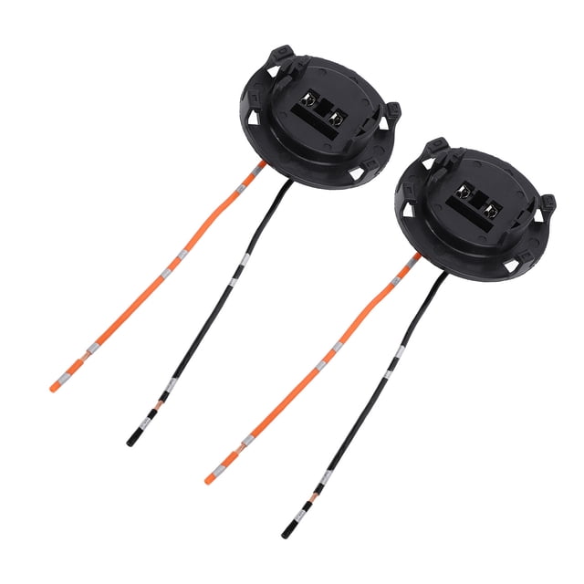 Adaptador del Soporte del Bulbo de Los Faros Delanteros, Adaptador de Casco de Bombilla DC12-24V 2pcs H7 para Sedona Carnival Fortte5