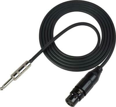EMK Microphone Cable Mono 6.35mm 1/4'' To XLR 3-Pin Female Audio Speaker Mixer 