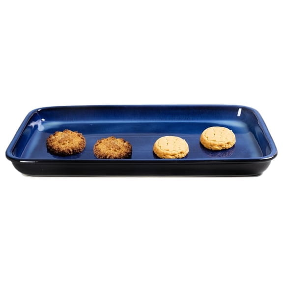 Emeril Lagasse Large Stoneware Baking Sheet – Non Stick Stoneware Cookie Sheet & Baking Tray, Oven Safe Baking Trays for Oven, Ceramic Sheet Pan, 15.75"