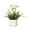 B, variant on Artificial Ceramic Orchid Floral Decor, Lifelike Faux Flower Arrangement, Easter Decor, Decorative Centerpiece for Living Room, Desktop, Entrance and Modern Home Decoration, 3*9.4in, B