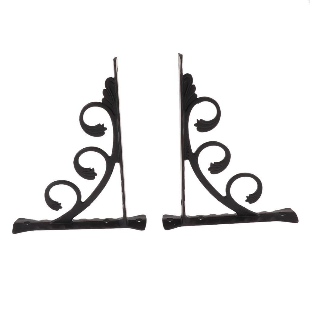 8Pcs Wall Shelf Bracket Book Shelf Storage L Corner Bookstore