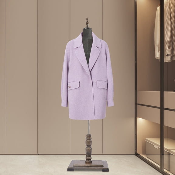 Male and Female Mannequin Torso with Stand - Half-Length Dress Form, Adjustable Display Mannequin for Clothing Stores, Tailoring, and Fashion Design, Black