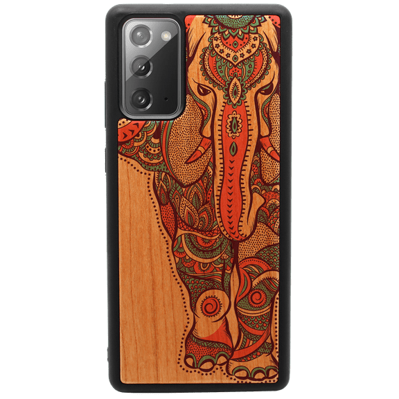 Elephant - UV Color Printed Phone Model: Samsung Note 20, Color: Cherry