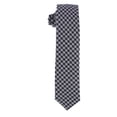 thumbnail image 1 of bar III Mens Plaid Self-tied Necktie, Grey, One Size, 1 of 1