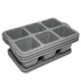 thumbnail image 1 of Kit 3 Charola moderna rectangular para suculentas Smart Garden  Gris, 1 of 6