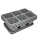 thumbnail image 1 of Kit 3 Charola moderna rectangular para suculentas Smart Garden  Gris, 1 of 6