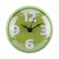 thumbnail image 1 of Espejo de pared con ventosa impermeable para ventana, baño, ducha, reloj, accesorios de baño, color verde, 1 of 14