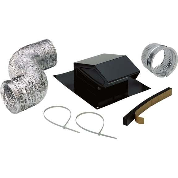 Broan-NuTone RVK1A Roof Vent Kit, Black