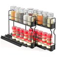 thumbnail image 1 of Spice Rack Organizer, 2-tier Pull Out Seasoning Rack For Kitchen Cabinet, Spice Drawer Organizer Sh, 1 of 5