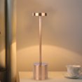 thumbnail image 2 of Lámpara de mesa LED USB regulable Eye Protect Luz nocturna junto a la cama (oro rosa) Tmvgtek Para estrenar, 2 of 8