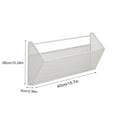 thumbnail image 3 of HongHeng Clearance Under $2.00 Bathroom Non Perforated Slipper Rack Wall Mounted Shoe Rack Bathroom Wall Door Shoe Storage Rack, 3 of 6