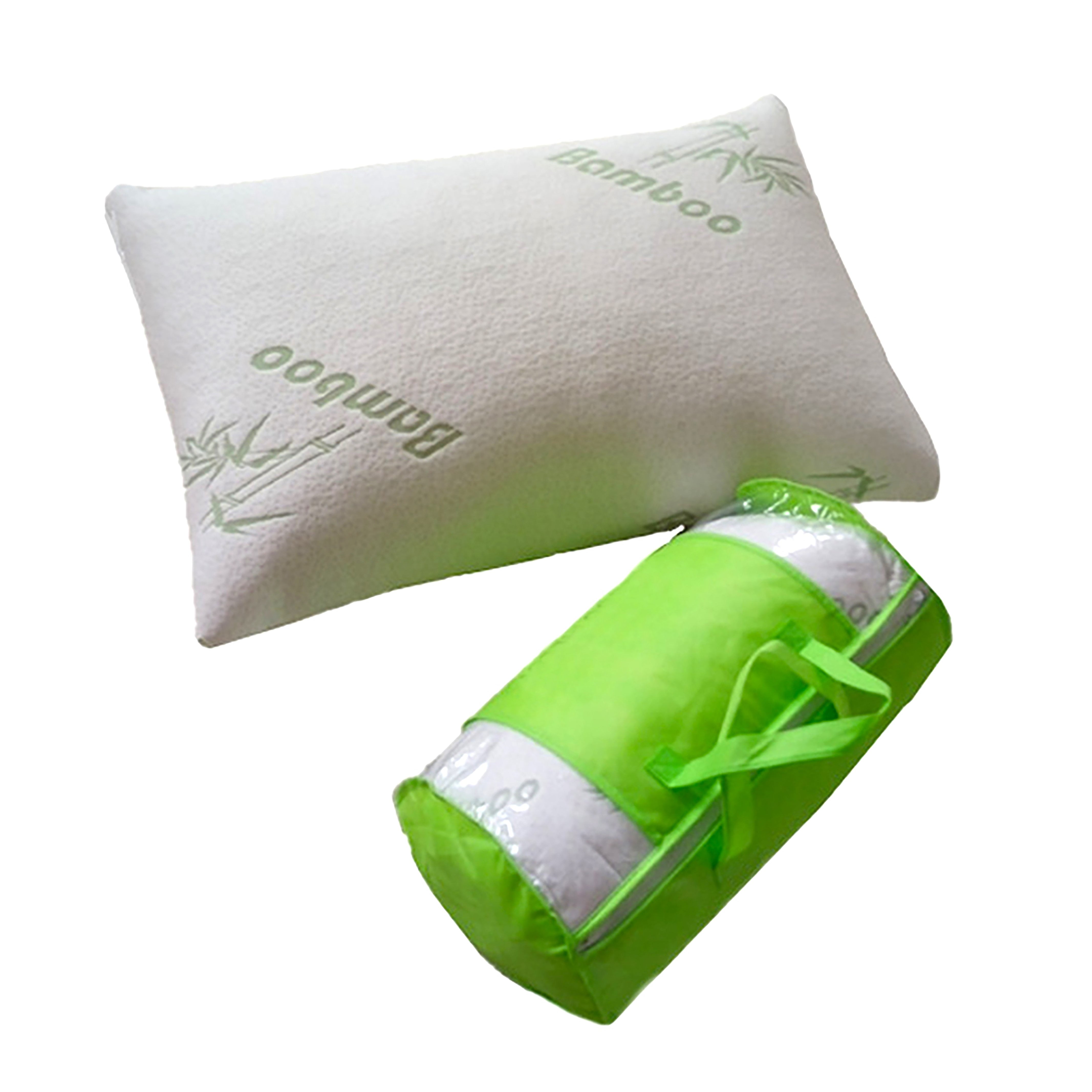 Bamboo Memory Foam Pillows Orthopedic Comfortable Twin Queen King Sleep miracle 