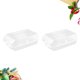 thumbnail image 3 of Caja de plástico para guardar zapatos (2 unidades), gruesa, antipolvo, transparente, grande, para hombres y mujeres (blanca), 3 of 6