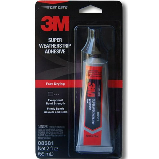 3M 08581 Black Super Weatherstrip Adhesive Tube 2 oz.