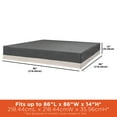 thumbnail image 2 of Modern Leisure Renaissance Hot Tub Cover, 86" Square x 14"H, Gray, 2 of 9