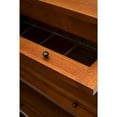 thumbnail image 3 of Crafters and Weavers Arts and Crafts 37" Wood Barrister Bookcase, Brown, 3 of 6
