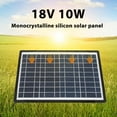 thumbnail image 5 of DFITO Solar Powered Generator, 12V 5A Portable Solar Generator Power Station with 10W Solar Panels, 5 of 11