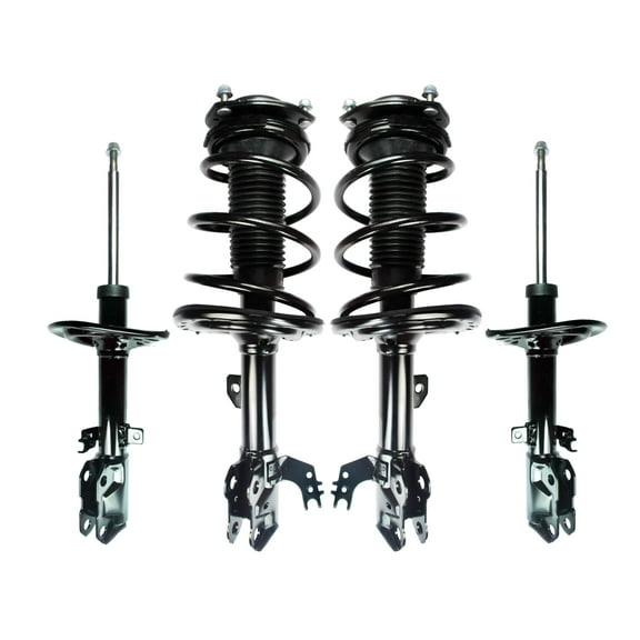 Set 4 Front Quick Complete Strut - Rear Strut For 2012 - 2017 Toyota Camry XLE, LE, Hybrid XLE, LE