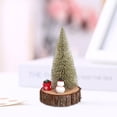 thumbnail image 6 of Mecorevxz Tabletop Mini Christmas Tree,9.84 Inch Simulated Snow Miniature Christmas Trees with Wooden Base for Christmas Decor Xmas Party Home Table Decorations, 6 of 9
