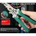 thumbnail image 3 of 8 in 1 Wire Stripper with Voltage Tester, Multi-Function Electric Wire Stripping Tool for Cutting and Pulling Pliers, Electrician Repair Tool (1 pc), 3 of 8