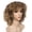 Gold, variant on Short Curly Bob Wig for Women, Deep Curl Synthetic Wig, Glueless Machine Made Wig with Adjustable Breathable Cap for Daily Wear and Work(Black-5,One Size)