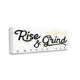 thumbnail image 3 of Stupell Industries Rise & Grind Coffee Bar Sign Rustic Sunrise, 48 x 20, Design by Daphne Polselli, 3 of 5