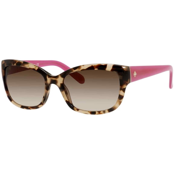 Kate Spade KS JOHANNA/S Plastic Womens Square Sunglasses Camel Tortoise 53mm Adult