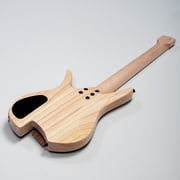 Batking Electric Headless Guitar Travel Guitar 7BK Multiscale Luminous Inlays Right-Handed 7 String