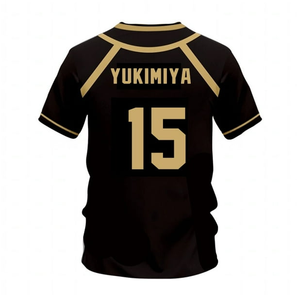Jersey Futsal & Football Motif VL Replika Blue Lock Anime Bastard Munchen Camiseta De Manga Corta Para Hombres Ropa Deportiva Gao Jiahui unisex