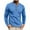 Light Blue, variant on Dovford Long Sleeve Henley Shirts for Men Casual Lightweight Cotton Blend Tshirt Fashion Pullover 3-Button T-Shirt with Pocket