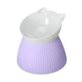 thumbnail image 1 of TIELUTT Ceramic Raised Cat Bowl Raised Cat Bowl Vomiting Cat Bowl Suitable For Indoor Cats Panniers For Small Dogs Dog Trimming Accessories Dog Bike Rack Train Dogs Leash Dog Trailer Accessories, 1 of 6