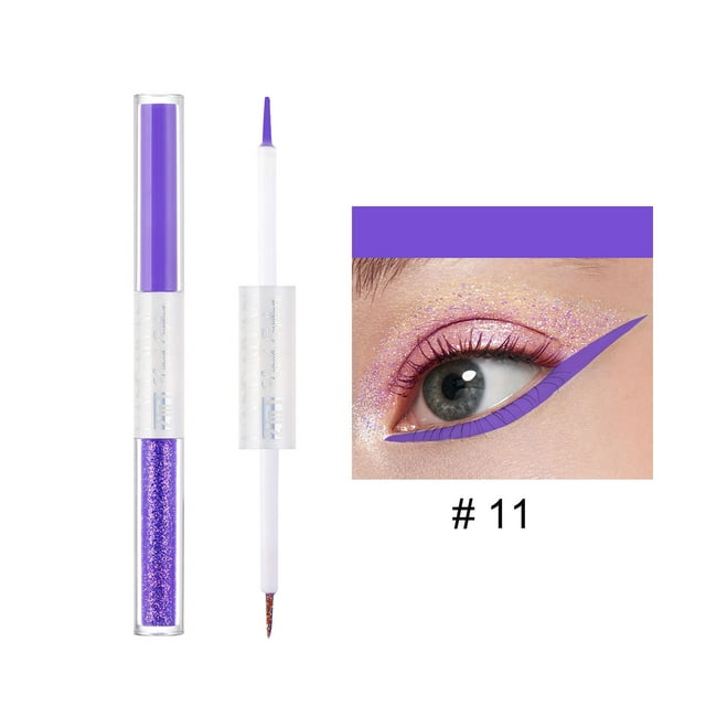 Double Eyeliner Pen, Extremely Thin, Water-proof And Brightening, Eyeliner Liquid Pen Set, 3ml